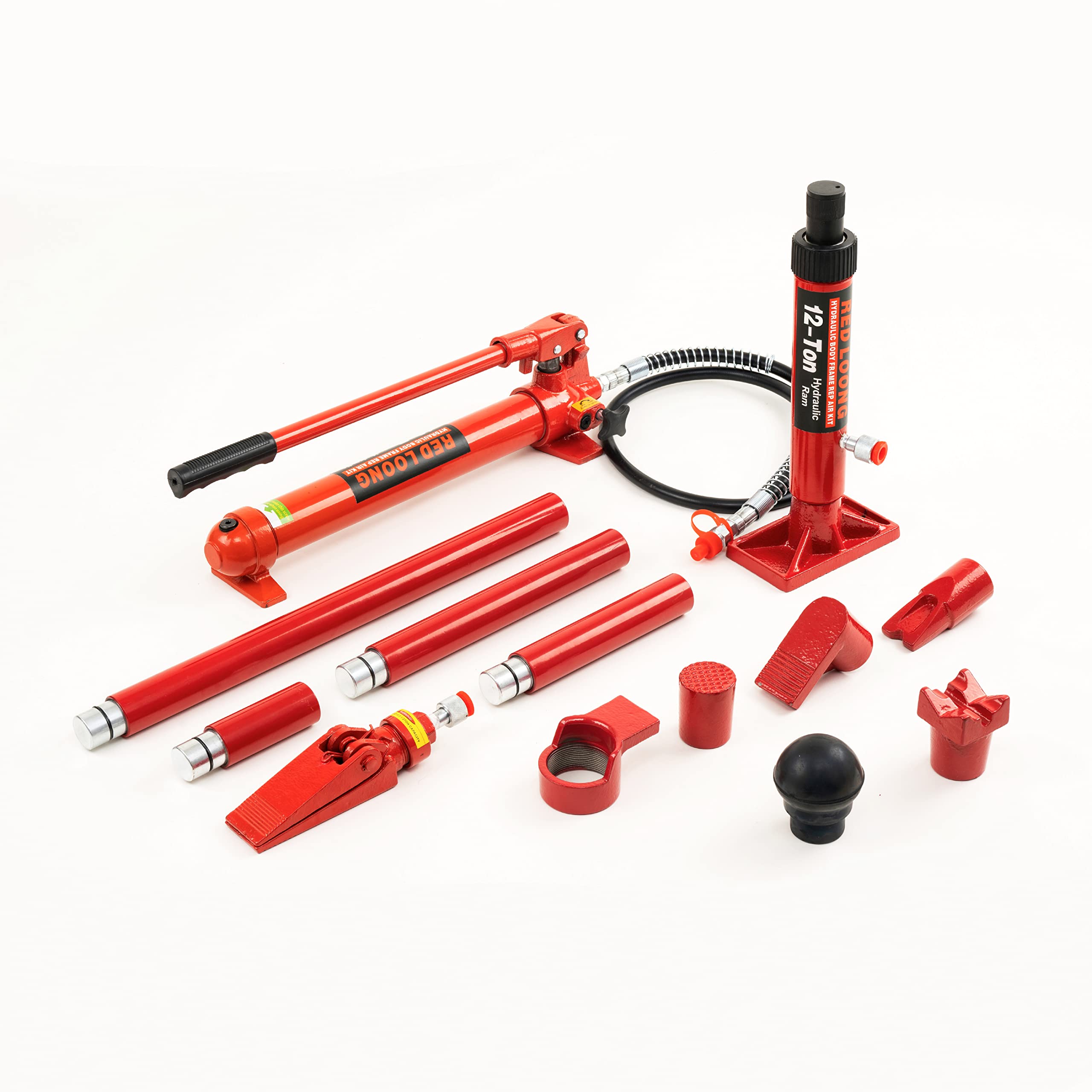 Amazon.com: REDLOONG 12 Ton Porta Power Hydraulic Jack, Upgraded